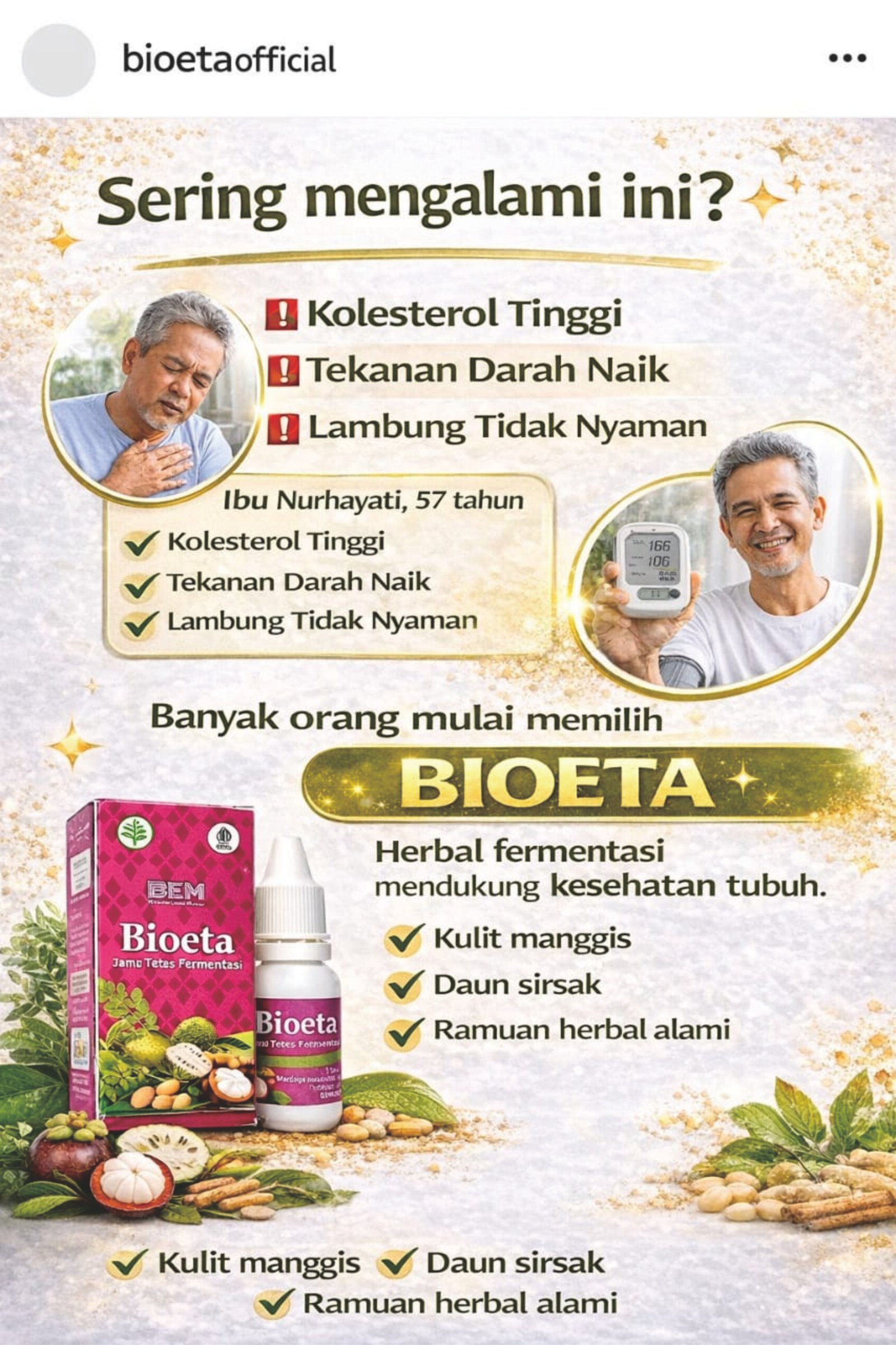 BioEta Jamu Tetes Fermentasi